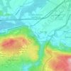 Mappa topografica Savogna d'Isonzo, altitudine, rilievo