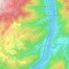 Mappa topografica Aggsbach, altitudine, rilievo