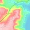 Mappa topografica Soddì, altitudine, rilievo