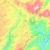Mappa topografica 都龙镇, altitudine, rilievo