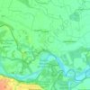 Mappa topografica Suardi, altitudine, rilievo