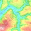 Mappa topografica Bieberehren, altitudine, rilievo