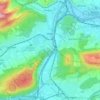 Mappa topografica Olten, altitudine, rilievo