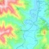 Mappa topografica Mombaldone, altitudine, rilievo