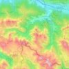 Mappa topografica Prags - Braies, altitudine, rilievo