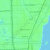 Mappa topografica Miami Shores, altitudine, rilievo