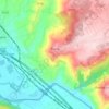 Mappa topografica Giove, altitudine, rilievo