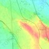 Mappa topografica San Donato di Lecce, altitudine, rilievo
