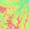 Mappa topografica Улусчергинское сельское поселение, altitudine, rilievo