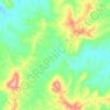 Mappa topografica Cannon Creek, altitudine, rilievo