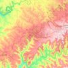 Mappa topografica Xanxerê, altitudine, rilievo