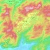 Mappa topografica 南岭镇, altitudine, rilievo
