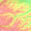 Mappa topografica Xapuri, altitudine, rilievo