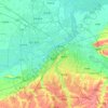 Mappa topografica 哈尔滨市, altitudine, rilievo