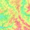 Mappa topografica Terres-de-Haute-Charente, altitudine, rilievo