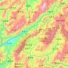 Mappa topografica 耿马傣族佤族自治县, altitudine, rilievo