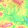 Mappa topografica Pescolanciano, altitudine, rilievo