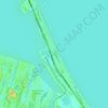 Mappa topografica Hamilton Beach, altitudine, rilievo