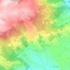 Mappa topografica Centrache, altitudine, rilievo