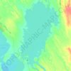 Mappa topografica Churchill Lake, altitudine, rilievo