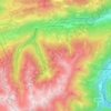 Mappa topografica Corteno Golgi, altitudine, rilievo