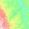 Mappa topografica Aparecida do Rio Negro, altitudine, rilievo