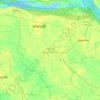 Mappa topografica Rajbari, altitudine, rilievo