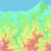 Mappa topografica Keşap, altitudine, rilievo