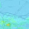 Mappa topografica Sliedrecht, altitudine, rilievo