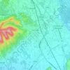 Mappa topografica Cornuda, altitudine, rilievo