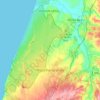 Mappa topografica Marinha Grande, altitudine, rilievo