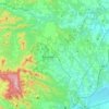 Mappa topografica Plaine de l'Estagne, altitudine, rilievo