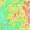 Mappa topografica Seyne, altitudine, rilievo