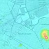 Mappa topografica Nezahualcóyotl, altitudine, rilievo