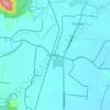 Mappa topografica Silkwood, altitudine, rilievo