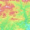 Mappa topografica les Llosses, altitudine, rilievo