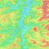 Mappa topografica Olpe, altitudine, rilievo