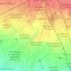 Mappa topografica Pozzuolo del Friuli, altitudine, rilievo