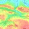 Mappa topografica Rochefort-en-Terre, altitudine, rilievo