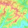 Mappa topografica Grand-Brassac, altitudine, rilievo