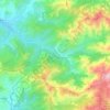 Mappa topografica Manso, altitudine, rilievo