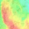 Mappa topografica Minervino di Lecce, altitudine, rilievo