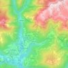 Mappa topografica Sovramonte, altitudine, rilievo