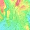 Mappa topografica Arosio, altitudine, rilievo