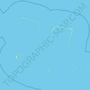 Mappa topografica Arutua, altitudine, rilievo