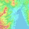 Mappa topografica Margate, altitudine, rilievo
