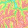 Mappa topografica Viamala, altitudine, rilievo
