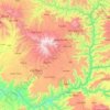 Mappa topografica East Gojjam, altitudine, rilievo