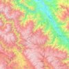 Mappa topografica Huanta, altitudine, rilievo