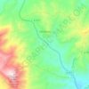 Mappa topografica Carratraca, altitudine, rilievo